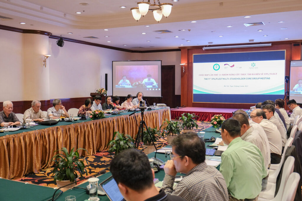 The 11th FLEGT VPA Multi-Stakeholder Core Group Meeting. © GIZ/Pham Phuong Thao The 5th FLEGT VPA Joint Expert Meeting (JEM). © GIZ/ FLEGT Standing Office The 5th FLEGT VPA Joint Implementation Committee (JIC) Meeting. © GIZ/ Vu Ta Vi Khanh Participants of the study tour to United Kingdom and European countries visiting a wood import company and its timber warehouse in Germany. © GIZ/To Thi Thu Huong Imported timber for production in Dong Ky, Bac Ninh Province. © GIZ/Binh Dang The 11th FLEGT VPA Multi-Stakeholder Core Group Meeting. © GIZ/Pham Phuong Thao The 5th FLEGT VPA Joint Expert Meeting (JEM). © GIZ/ FLEGT Standing Office The 5th FLEGT VPA Joint Implementation Committee (JIC) Meeting. © GIZ/ Vu Ta Vi Khanh Participants of the study tour to United Kingdom and European countries visiting a wood import company and its timber warehouse in Germany. © GIZ/To Thi Thu Huong Imported timber for production in Dong Ky, Bac Ninh Province. © GIZ/Binh Dang